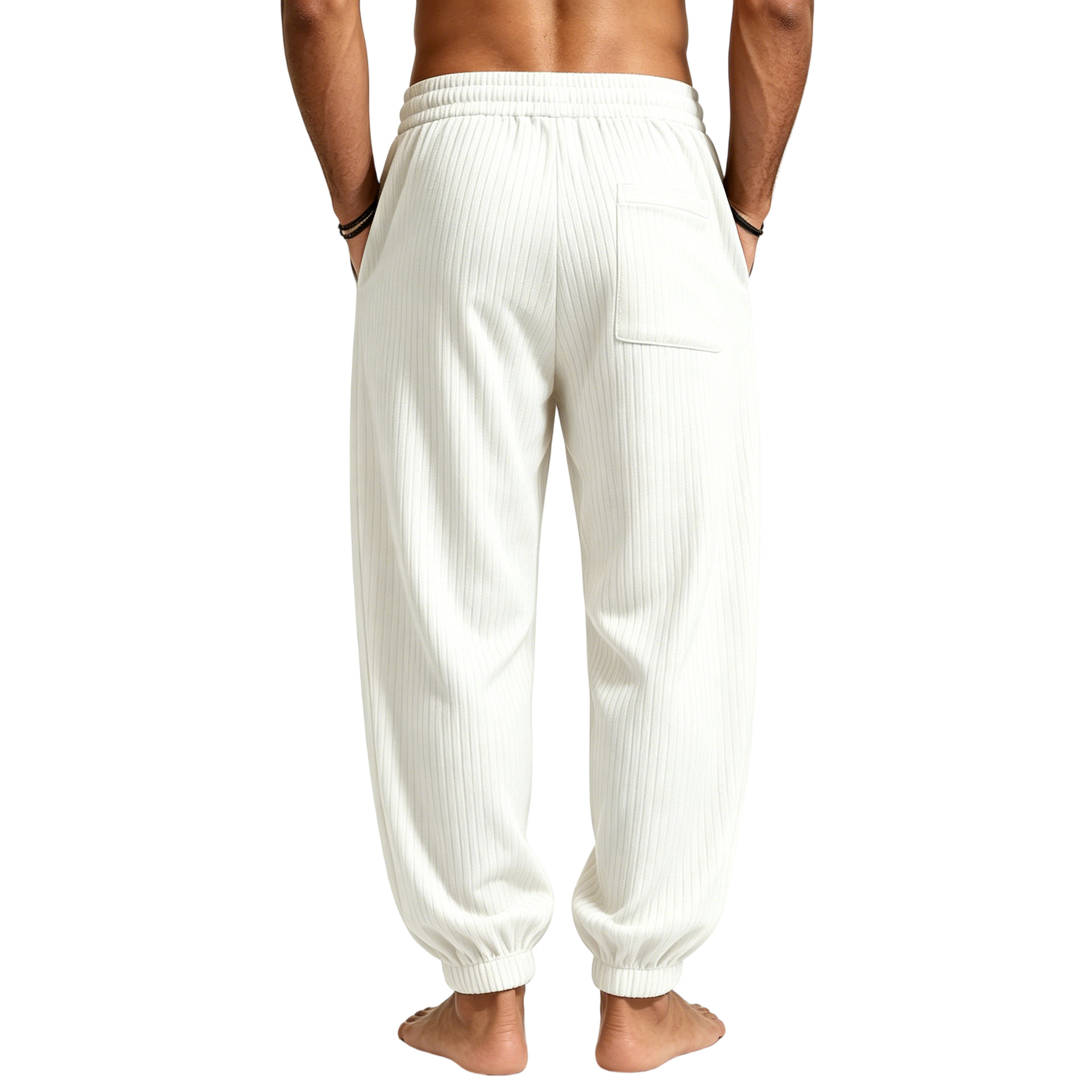 Men's Jogger Sweatpants Loose Fit Drawstring Athletic Trousers_voghion.com