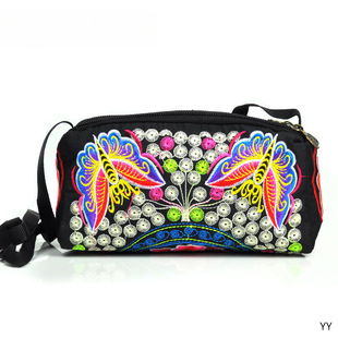 �����L�̽��������ɫ�����X���μ�б���Chinese Embroidery Bag