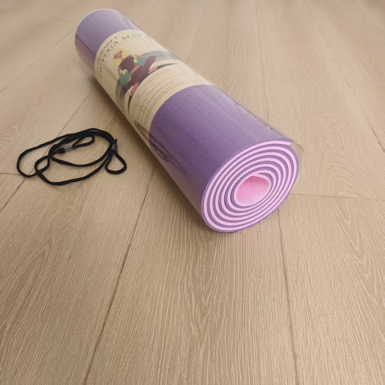 Tapete de Yoga y Salto de Cuerda 6mm de EVA para Fitness y Ejercicio