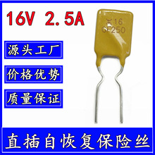 �Իָ�����˿ 16V 2.5A X16 RGEF250 PTC �������� ֱ�� JK16-250