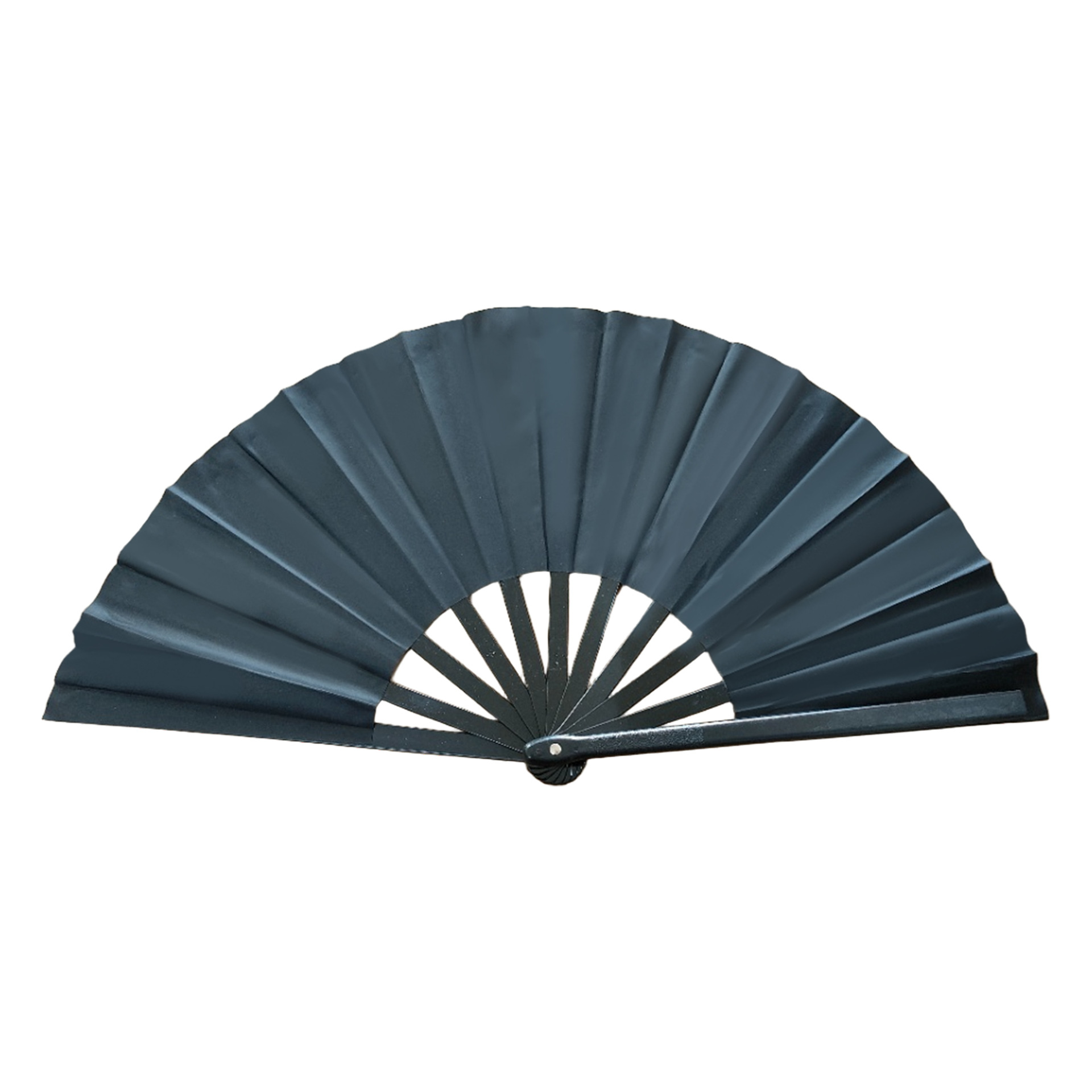 Abanico Plegable de Kung Fu de 33 cm de Plástico para Danza y Artes Marciales