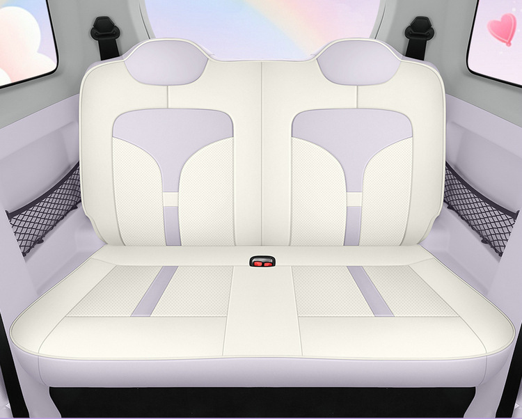 2024 Zhidou Rainbow Special Seat Cover Cute Girl Four Seasons Universal Comfortable Wear-resistant Special Car Cushion Leather Seat Cover