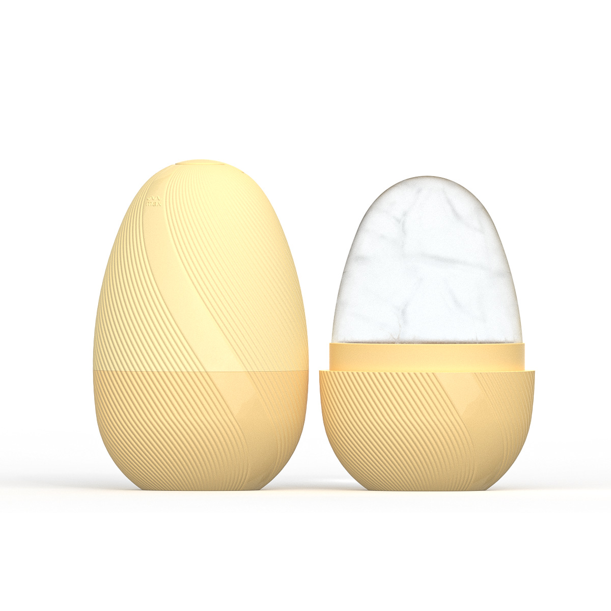 새로운 스타일 - 달걀 모양의 노란색