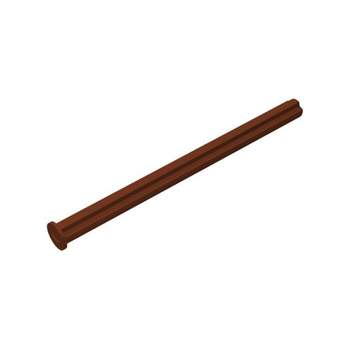 Compatible with Lego 55013 domestic technology building blocks spare parts 4499858 nail shaft 1x8 shaft with cut-off