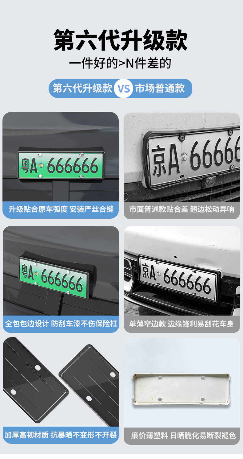 Suitable for the 2026 Xpeng L03 model: complete set of license plate frame modification and upgrade accessories, protective car supplies