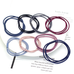 K-Style Three-In-One Headband for Women, Small Fresh DIY Hair Accessories, High Elastic Hair Rope, Women's Rubber Band Hair Tie Wholesale