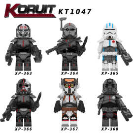 KORUIT 积木 大电影迷你人物卡通积木套装人仔  KT1047