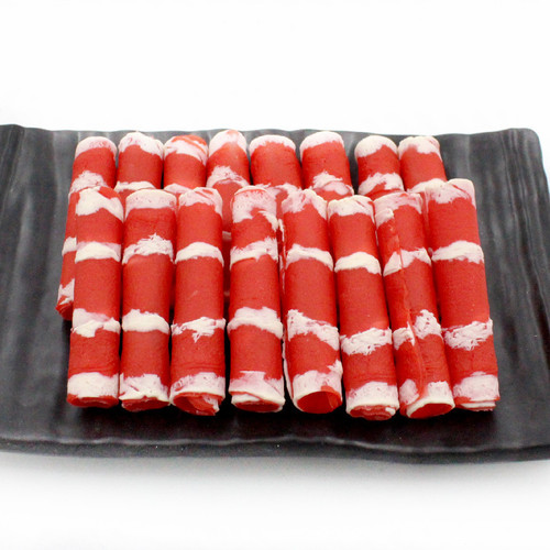 Simulated food model, fake fat beef rolls, shabu-shabu hot pot restaurant dish display, kindergarten play house props
