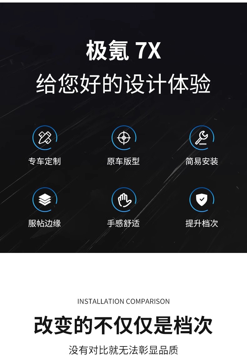 Suitable for krypton 7X seat anti-kick pad ZEEKR rear seat back anti-scratch protection pad car accessories modification accessories