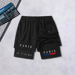 クロスボーダーメンズカジュアルショーツ 2025 夏の新ルーズトレンドスポーツフィットネスショーツ在庫ありドロップシッピング