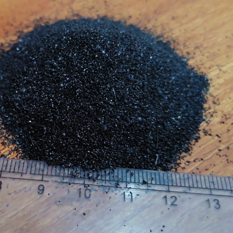 水族店面石流黒天然金沙造景砂水槽多肉植物砂盤黒砂底部庭園滝|undefined