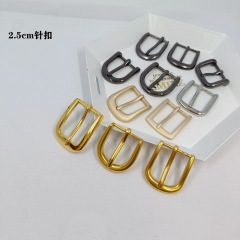 Dh2.5cmレディース針バックルベルトヘッド合金交換ヘッドスポット卸売耐久性合金ベルトバックルベルトヘッド