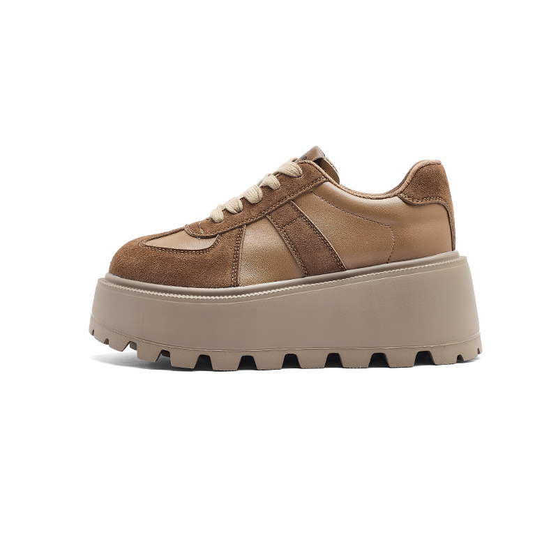 Zapatos de entrenamiento de la mujer 2025 nuevo otoño invierno muffin base zapatos de skate casuales zapatos Agan