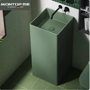 Green Ceramics Pillar Basin B & B Отель Field Plive Basin Home Balcon