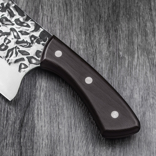Hand-forged hammered chopping knife, women's kitchen knife, household sharp meat slicing knife, chef's knife dolphin knife