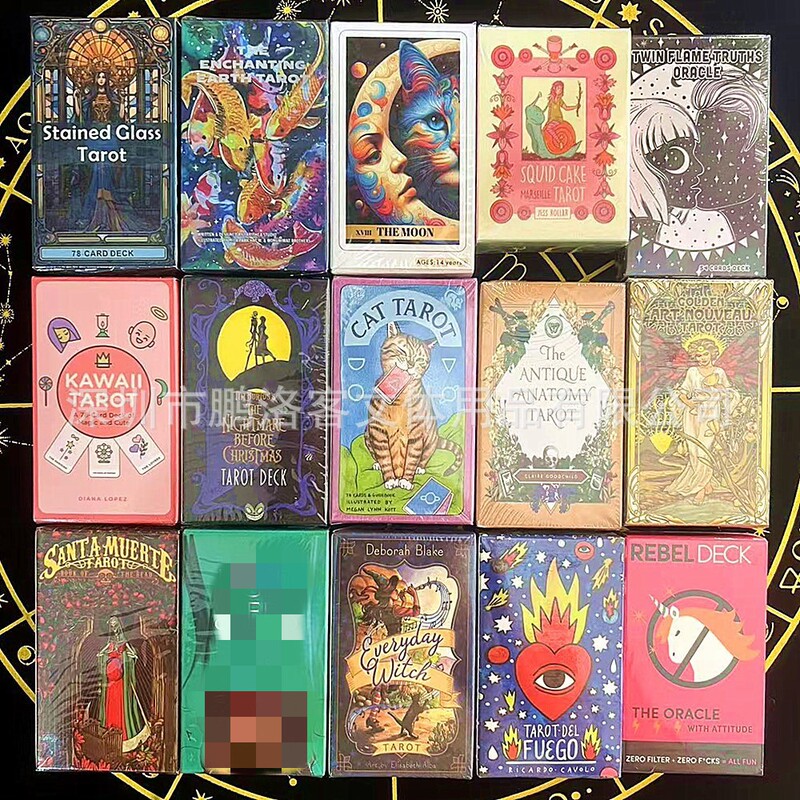 2025 New Cross-Border Export Oracle Oracle Cards English Version Tarot Cards Tarot Cards