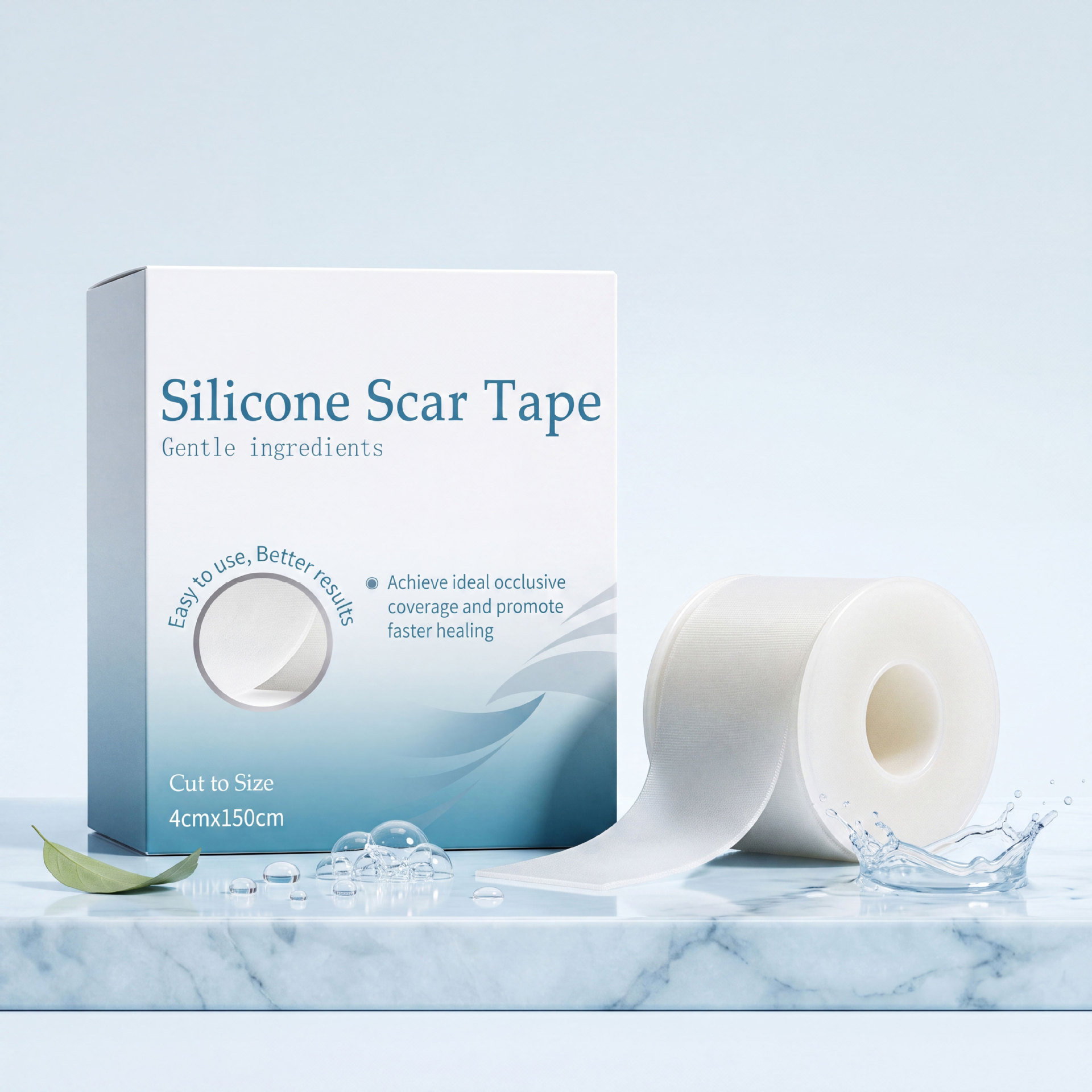 Skin Care Patches Are Smooth and Gentle on the Skin, Can Be Cut to Size, Made of Silicone Material, Skin-Friendly, Waterproof, and Breathable