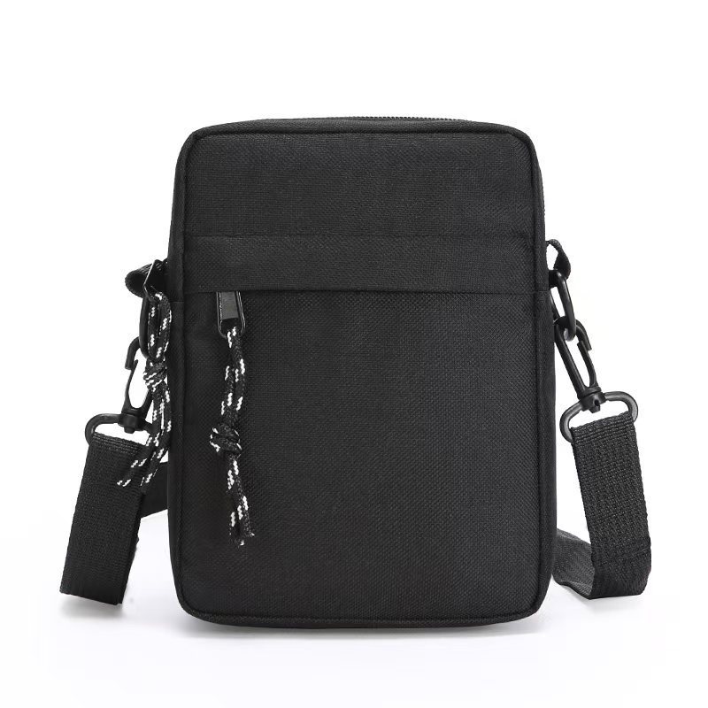 Trendy Men's Oxford Cloth Small Wallet Sports Cycling Backpack Japanese Style Crossbody Shoulder Small Bag Women's Fashion Student Phone Bag