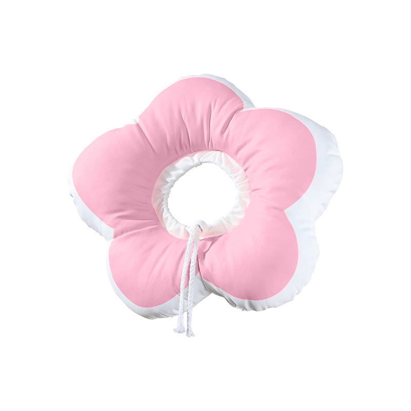 Nuevo impermeable en forma de flor Elizabeth anillo gato belleza cubierta gato collar cubierta protectora para mascotas collar al por mayor