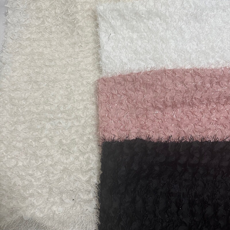 Wave-Patterned Embroidered Fabric, Furry Lace Dress, Children's Clothing Fabric, Fresh and Three-Dimensional Embroidery Wave-Patterned Embroidered Fabric, Furry Lace Dress, Children's Clothing Fabric, Fresh and Three-Dimensional Embroidery