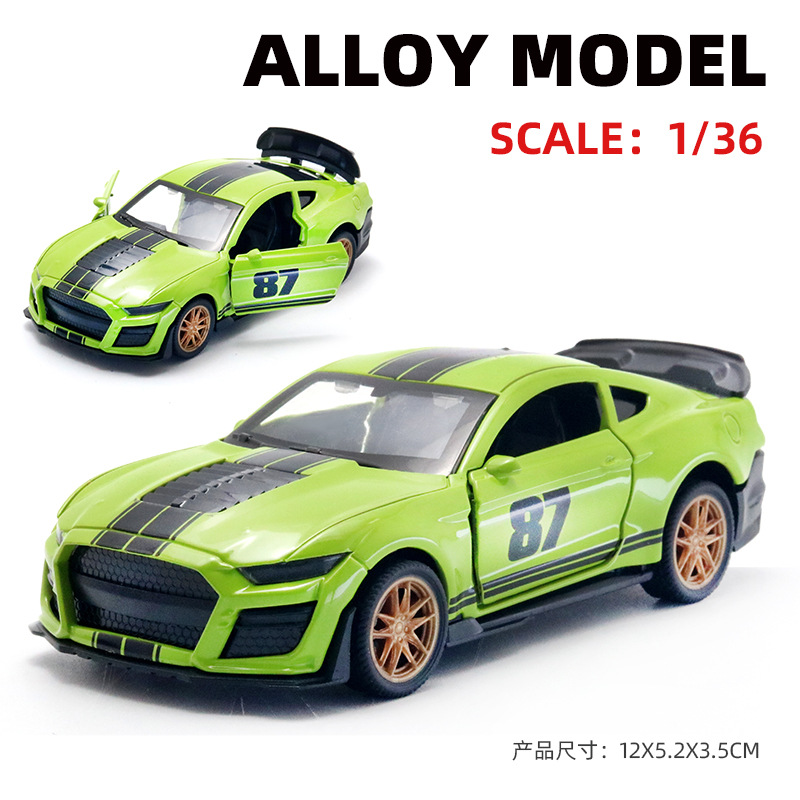 Juguetes de aleación de alta calidad para niños versión de pista modelo de coche deportivo 1: 36 bolsa de coche de puerta abierta