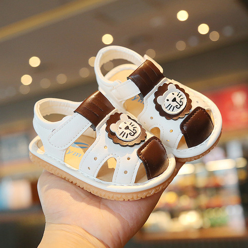 一件代发宝宝卡通叫叫凉鞋2023春夏女童0-2岁婴幼儿女宝宝学步鞋