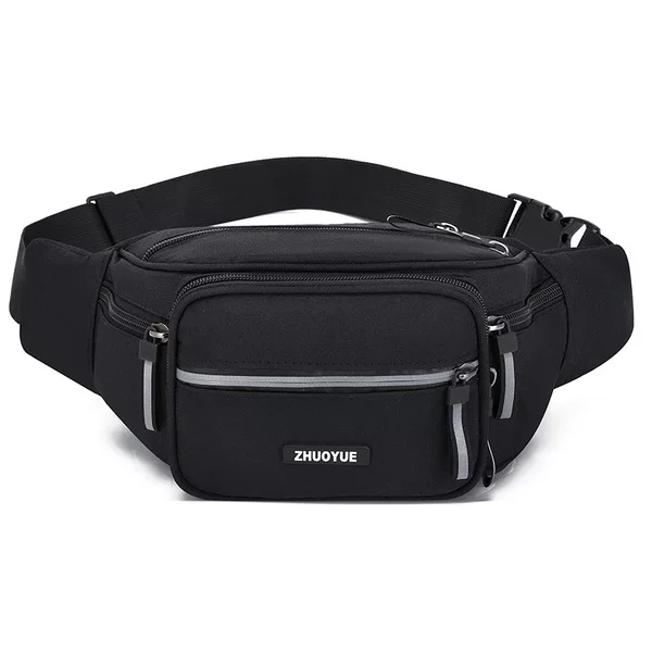 New Waist Bag Men's Large Capacity Casual Sports Travel Chest Bag Korean Style Fashionable Crossbody Backpack Multi-purpose Shoulder Bag
