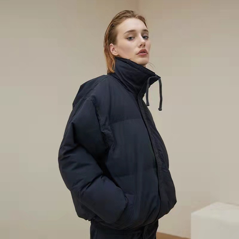 Abrigo de invierno mujer reflectante efecto láser moda urbana_voghion.com