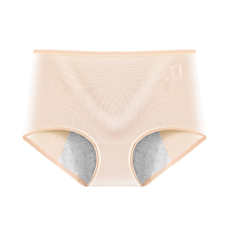 Cintura alta período fisiológico ropa interior período menstrual alargado capa a prueba de fugas Tía grande pantalones algodón refrescante Transpirable Calzoncillos de cintura alta