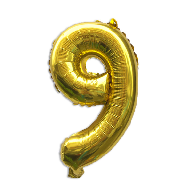 Versión estadounidense del globo de película de aluminio digital de 40 pulgadas de cuerpo delgado Decoración de fiesta de cumpleaños Helio flotando en el aire Globo grande transfronterizo de 42 pulgadas