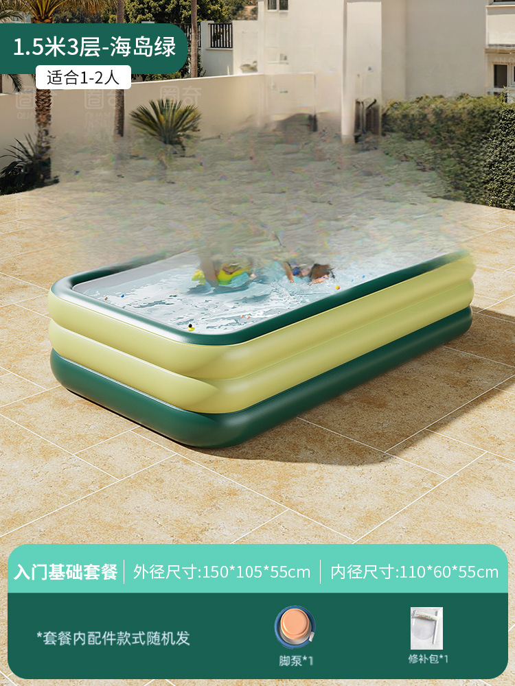 두꺼워진 1.8m겹 아일랜드 그린(풋 펌프) 표준