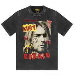 Nirvana Band Vintage Retro High-Street Washed & Waxed Printed T-Shirt