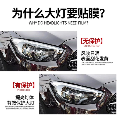 Car Tpu Headlight Protective Film: Car headlight protective film