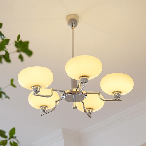 French medieval chandelier, retro Bauhaus, bedroom study, living room chandelier, modern Internet celebrity designer Persimmon lamps