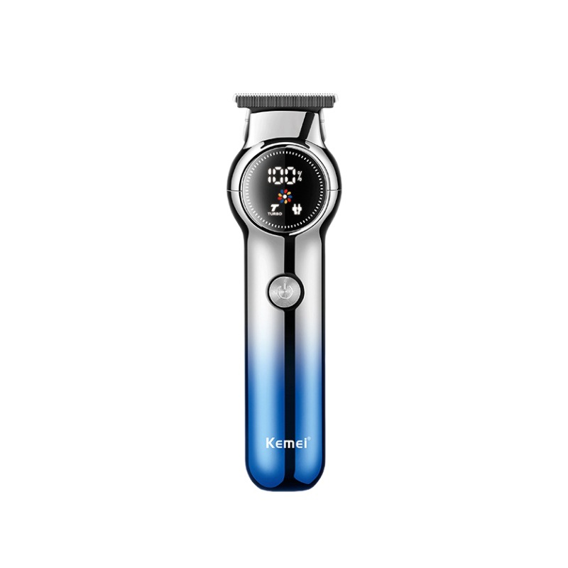 KEMEI pulvimetalurgia cabeza cortadora eléctrica tijeras de Peluquería nueva gran capacidad de larga duración cortadora de cabello