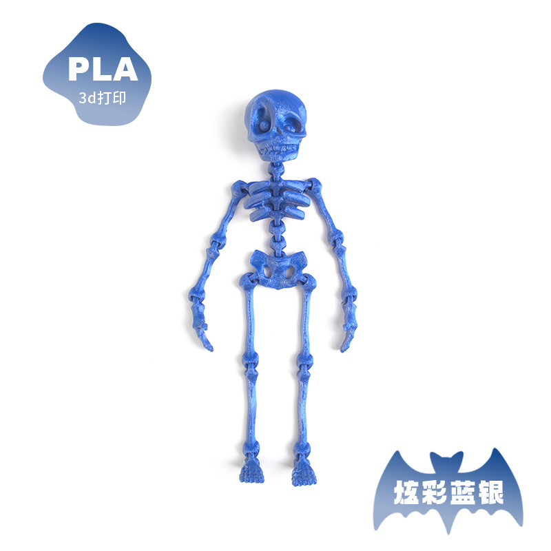 Impresión 3D dragón adornos esqueleto hombre 3D dragón chino dragón congelador pegatinas adornos regalos de absorción de esqueleto lote adornos de arte