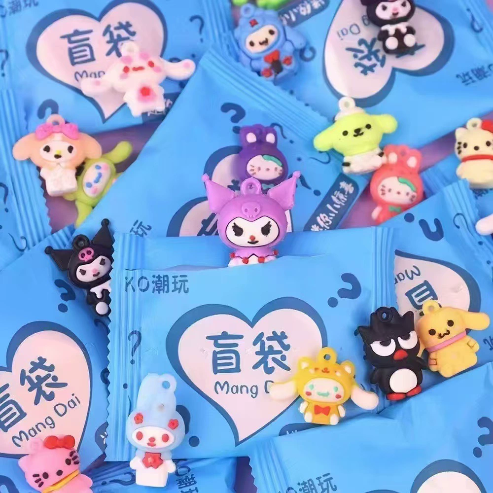 Blind Bag Mini Toy Figurines, Luminous Assorted Animals, Multiple Sizes 2–8.6 cm
