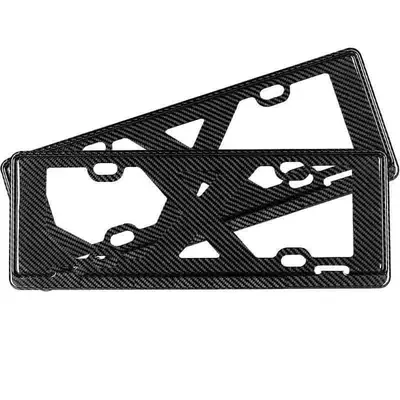 and New Energy Vehicle Carbon Fiber License: License plate holder/license plate holder