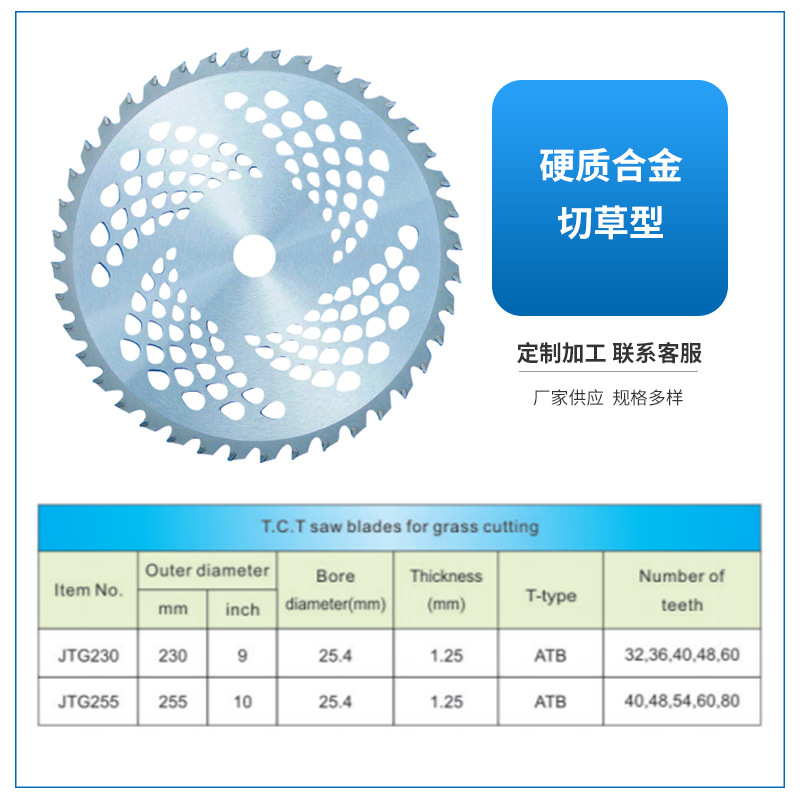 切草型合金锯片