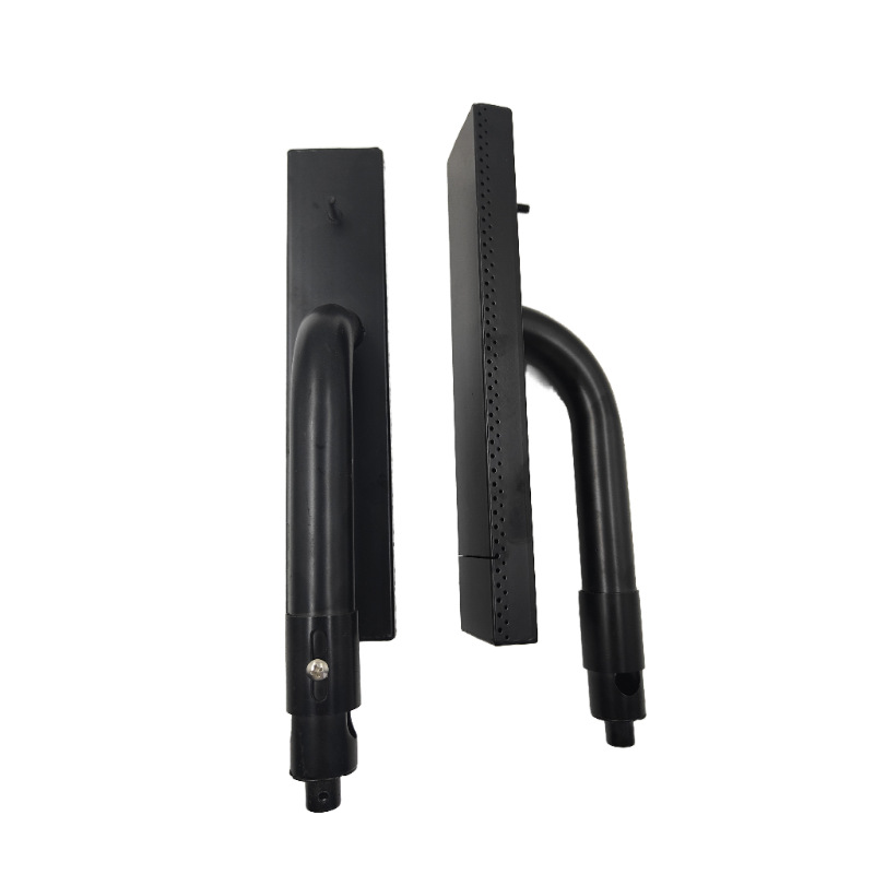 Quemador plano negro para electroforesis A3, accesorio de gas para parrilla de camping al aire libre, adecuado para distribuidor de llama de estufa para gofres de huevo.