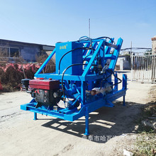 移动式芦苇打捆机宁夏治沙草切断打包机玉米秸秆打包压块机