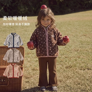 儿童棉服2026秋冬季新款婴儿摇粒绒棉衣男女宝宝保暖棉袄外穿外套