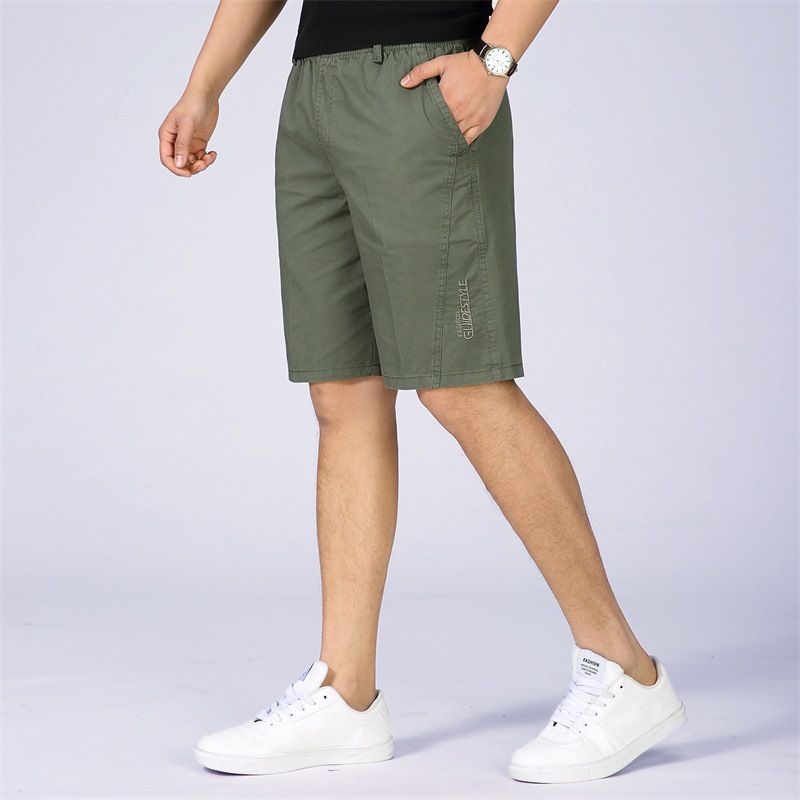 Shorts 2021 Sommer Neue Mode Lässig Split Trendy und Hübsche Gerade Bein Lose Sport Herrenhose_voghion.com