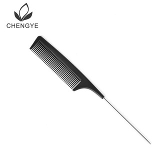 Hair Comb Nylon Fiber Comb Tony Cover Comb Pointed Tail Steel Needle Picking Hair Comb Barber Cutting Hair Comb Wholesale