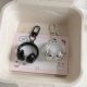 Ins Simple Sweet Cool Three-dimensional Headset Keychain Pendant Creative Cool Style Bag Headset Hanging Jewelry Girlfriend Gift