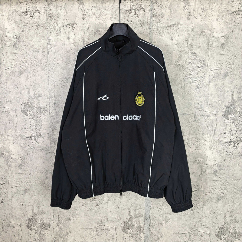Correct Version High-Quality 26Ss New Model 3m Reflective Strip Sports Series Zip-Up Windbreaker Jacket