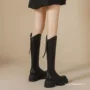 高筒秋冬显瘦新款骑士靴