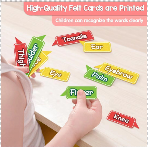 Amazonas fieltro educación temprana juguetes puzzle infantil educación temprana DIY cognitiva corporal estructural puzzle