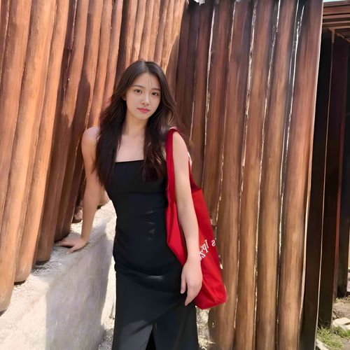 A stylish and high-end red letter single-shoulder crossbody tote bag with a large capacity, suitable for casual and commuting, featuring a Korean aesthetic.