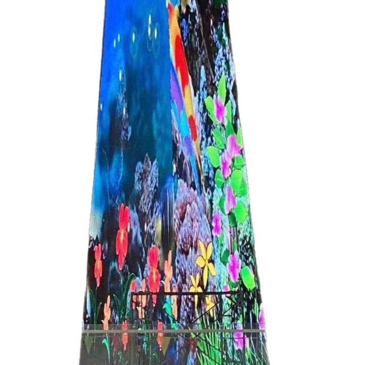 屋内 LED コラムディスプレイ HD 展示ホールホテルスーパーマーケット没入型インタラクティブディスプレイ画面広告画面|undefined